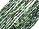 African Turquoise Beads, Round, 2mm (2.3 mm)-Gems: Round & Faceted-BeadDirect