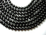 Jet Gemstone Beads, Round, 14mm-Gems: Round & Faceted-BeadDirect