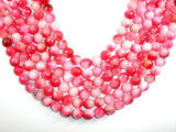 Dyed Jade Beads, Pink, Faceted Round, 10mm-Gems: Round & Faceted-BeadDirect