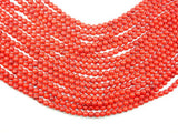 Red Howlite Beads, 6mm Round Beads-Gems: Round & Faceted-BeadDirect