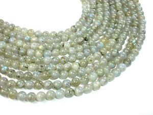 Labradorite Beads, 6mm Round Beads-Gems: Round & Faceted-BeadDirect