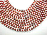 Matte Tibetan Agate Beads, With White Stripe, 8mm Round Beads-Gems: Round & Faceted-BeadDirect