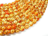 Tibetan Agate Beads, 12mm Faceted Round Beads-Agate: Round & Faceted-BeadDirect