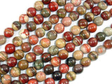Silver Leaf Jasper Beads, Round, 10mm-Gems: Round & Faceted-BeadDirect