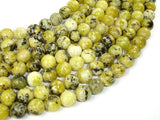 Yellow Turquoise Beads, 8 mm (8.5 mm) Round Beads-Gems: Round & Faceted-BeadDirect