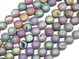Druzy Agate Beads, Peacock Geode Beads, 10mm Round-Agate: Round & Faceted-BeadDirect