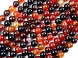 Sardonyx Agate Beads, 6mm Round Beads-Gems: Round & Faceted-BeadDirect