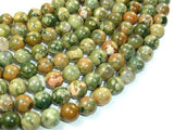Rhyolite Beads, 8mm(8.5mm) Round Beads-Gems: Round & Faceted-BeadDirect