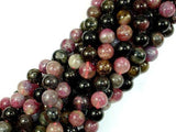 Watermelon Tourmaline Beads, 9mm (9.3 mm) Round Beads-Gems: Round & Faceted-BeadDirect