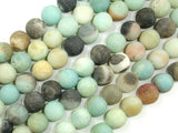 Matte Amazonite Beads, 10mm Round Beads-Gems: Round & Faceted-BeadDirect