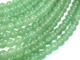 Green Aventurine Beads, 8mm, Round Beads-Gems: Round & Faceted-BeadDirect