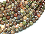 Rainforest Agate Beads, 8mm Round Beads-Gems: Round & Faceted-BeadDirect