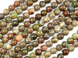Rainforest Agate Beads, 6mm Round Beads-Gems: Round & Faceted-BeadDirect
