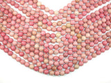 Rhodonite Beads, 8mm, Round Beads-Gems: Round & Faceted-BeadDirect