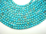 Blue Impression Jasper, 8mm Round Beads-Gems: Round & Faceted-BeadDirect