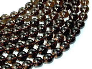 Smoky Quartz, 12mm Round Beads-Gems: Round & Faceted-BeadDirect