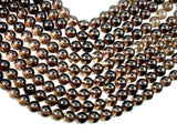 Smoky Quartz, 12mm Round Beads-Gems: Round & Faceted-BeadDirect