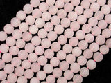 Matte Rose Quartz Beads, 6mm, Round beads-Gems: Round & Faceted-BeadDirect