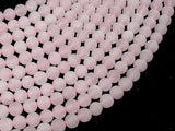 Matte Rose Quartz Beads, 6mm, Round beads-Gems: Round & Faceted-BeadDirect