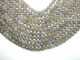 Gray Agate Beads, 8mm Faceted Round Beads-Gems: Round & Faceted-BeadDirect