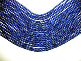 Blue Jade Beads, Faceted Rondelle, Approx 2 x 4mm-Gems:Assorted Shape-BeadDirect