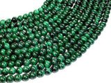 Natural Malachite, 7.5mm Round beads-Gems: Round & Faceted-BeadDirect