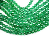 Dyed Jade- Green, 6mm Round Beads-Gems: Round & Faceted-BeadDirect