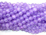 Dyed Jade- Lavender, 8mm Round Beads-Gems: Round & Faceted-BeadDirect