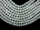 White Agate, 10mm (10.3 mm) Round Beads-Agate: Round & Faceted-BeadDirect