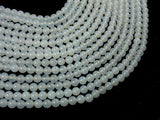 White Agate, 6mm (6.3 mm) Round Beads-Agate: Round & Faceted-BeadDirect