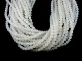 White Agate, 6mm (6.3 mm) Round Beads-Agate: Round & Faceted-BeadDirect