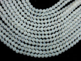 White Agate, 6mm (6.3 mm) Round Beads-Agate: Round & Faceted-BeadDirect