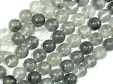 Gray Quartz, 10mm, Round Beads-Gems: Round & Faceted-BeadDirect