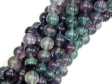 Fluorite Beads, 10mm Round Beads-Gems: Round & Faceted-BeadDirect