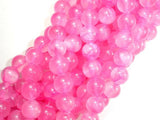 Dyed Jade, Pink, 10mm Round Beads-Gems: Round & Faceted-BeadDirect