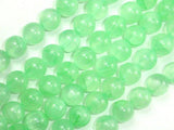 Dyed Jade, Light Green, 10mm Round Bead-Gems: Round & Faceted-BeadDirect