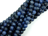 Dumortierite, 6mm Round Beads-Gems: Round & Faceted-BeadDirect