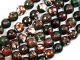 Agate Beads, 12mm Faceted Round, 14.5 Inch-Gems: Round & Faceted-BeadDirect