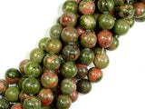 Unakite Beads, 12mm Round Beads-Gems: Round & Faceted-BeadDirect