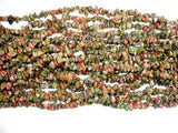 Unakite, 4-10mm Chips Beads, 35 Inch, Long full strand-Gems: Nugget,Chips,Drop-BeadDirect