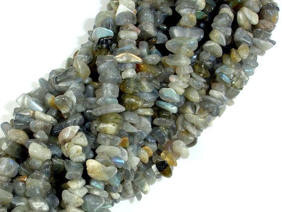 Labradorite Beads, 4mm - 9mm Chips Beads-Gems: Nugget,Chips,Drop-BeadDirect