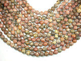 Leopard Skin Jasper, 10mm Round Beads-Gems: Round & Faceted-BeadDirect
