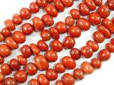 Red Jasper Beads, Pebble Nugget Beads-Gems: Nugget,Chips,Drop-BeadDirect