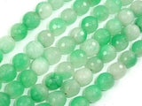 Dyed Jade Beads, Green, 10mm, Faceted Round-Gems: Round & Faceted-BeadDirect