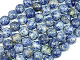 Blue Spot Jasper Beads, 12mm Round Beads-Gems: Round & Faceted-BeadDirect