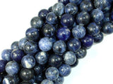 Sodalite Beads, 12mm Round Beads-Gems: Round & Faceted-BeadDirect