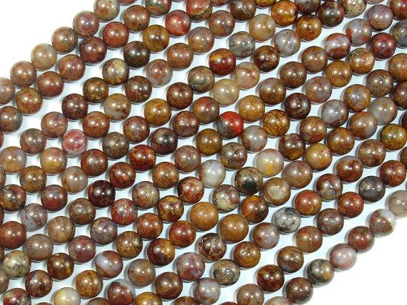 Pietersite Beads, 5mm round beads-Gems: Round & Faceted-BeadDirect