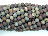 Matte Artistic Jasper, 6mm Round Beads-Gems: Round & Faceted-BeadDirect