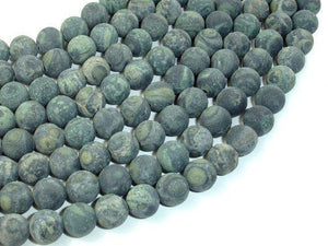 Matte Kambaba Jasper Beads, 8mm Round Beads-Gems: Round & Faceted-BeadDirect