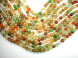 Agate Beads, Round, 8mm, 15.5 Inch-Gems: Round & Faceted-BeadDirect